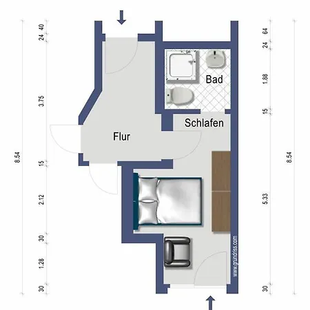 Alte Teestube W 70 Appartamento